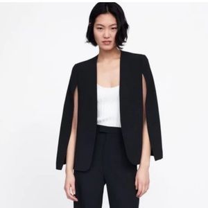 Zara Cape, Black, S, EUC